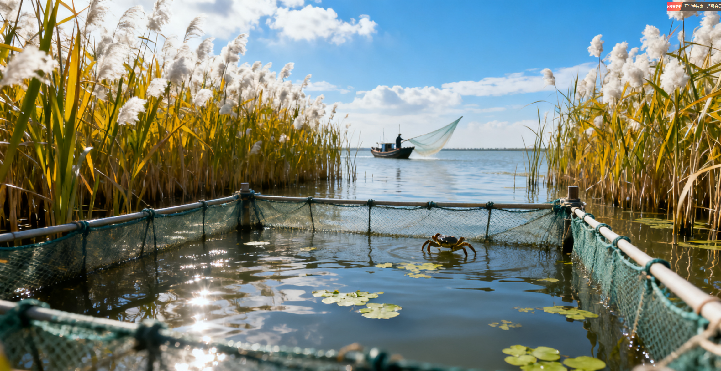 李氏锦途大闸蟹养殖基地